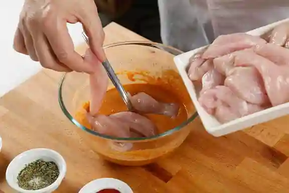 Marinado Shawarma de pollo