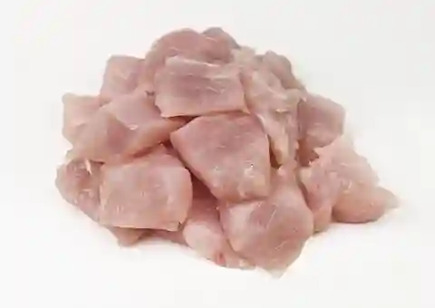 Pechuga de pollo a dados