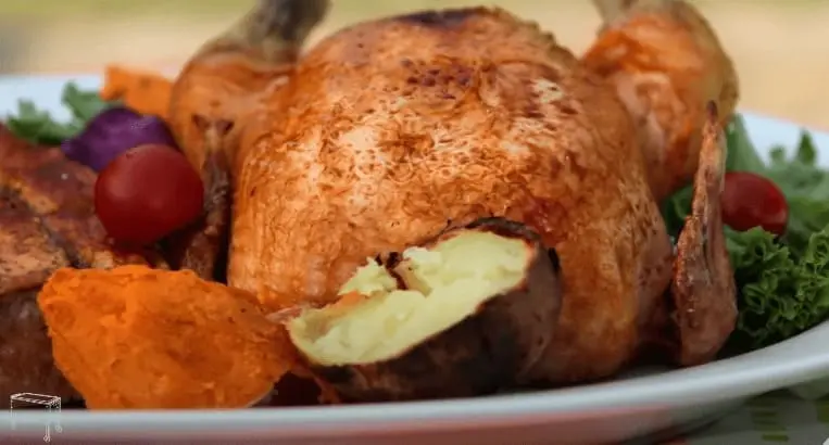 Pollo a la Caja China