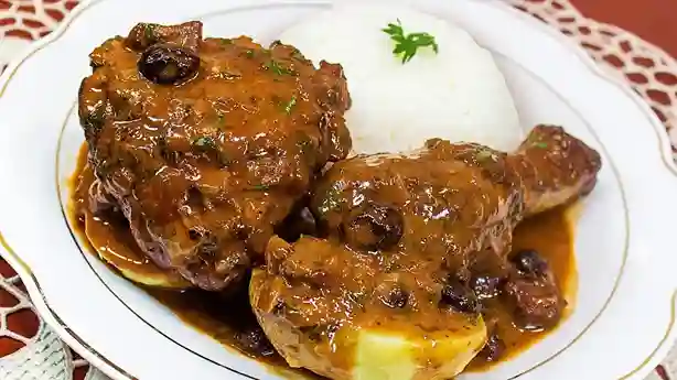 Pollo al vino