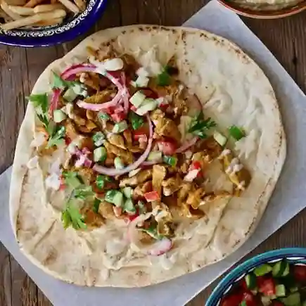 Shawarma de pollo libanés