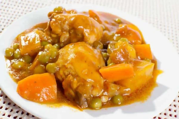 Guiso de pollo con verduras