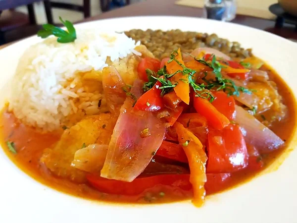 Escabeche de pescado con arroz
